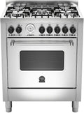 La Germania AMN765GXT Americana Cucina cm. 70 inox 5 fuochi a gas - forno singolo a gas