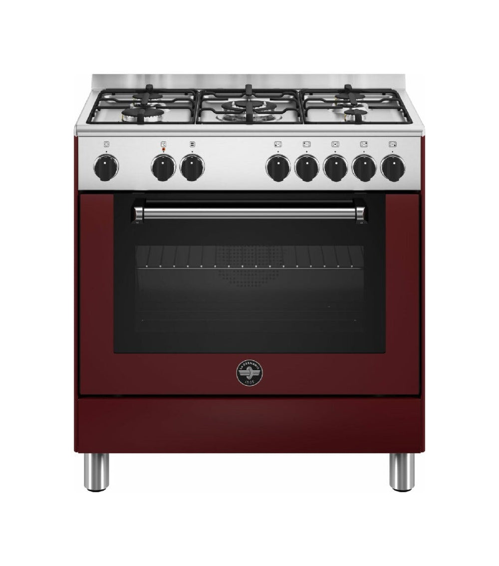 La Germania AMN855EVIV/24 Americana Cucina cm. 80 vino 5 fuochi a gas - forno singolo elettrico