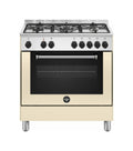 La Germania AMN855ECRV/24 Americana Cucina cm. 80 crema 5 fuochi a gas - forno singolo elettrico