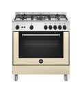 La Germania AMN855GCRV/24 Americana Cucina cm. 80 crema 5 fuochi a gas - forno singolo a gas
