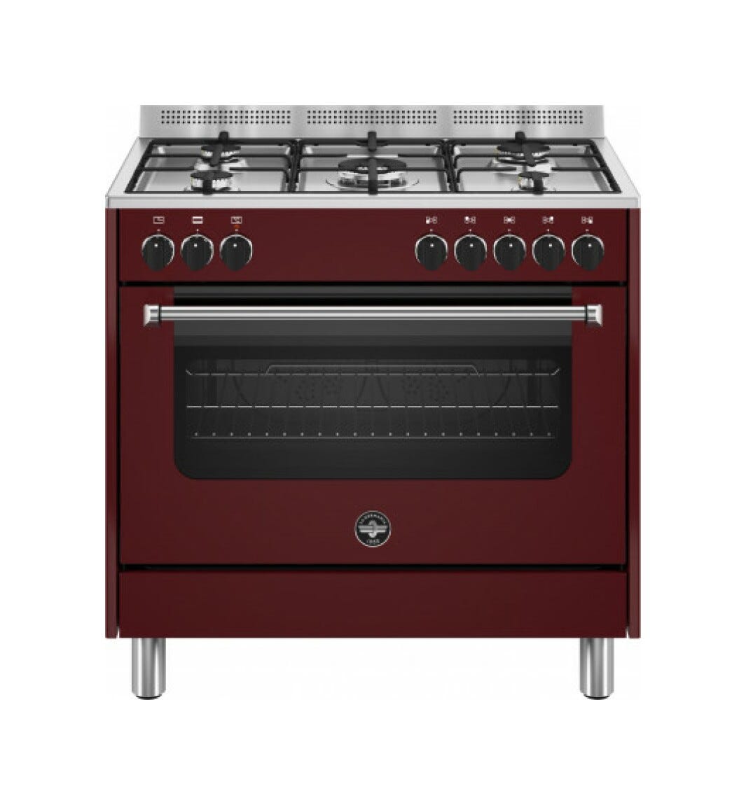 La Germania AMN965EVIV/24 Americana Cucina cm. 90 vino 5 fuochi a gas - forno singolo elettrico - vino opaco