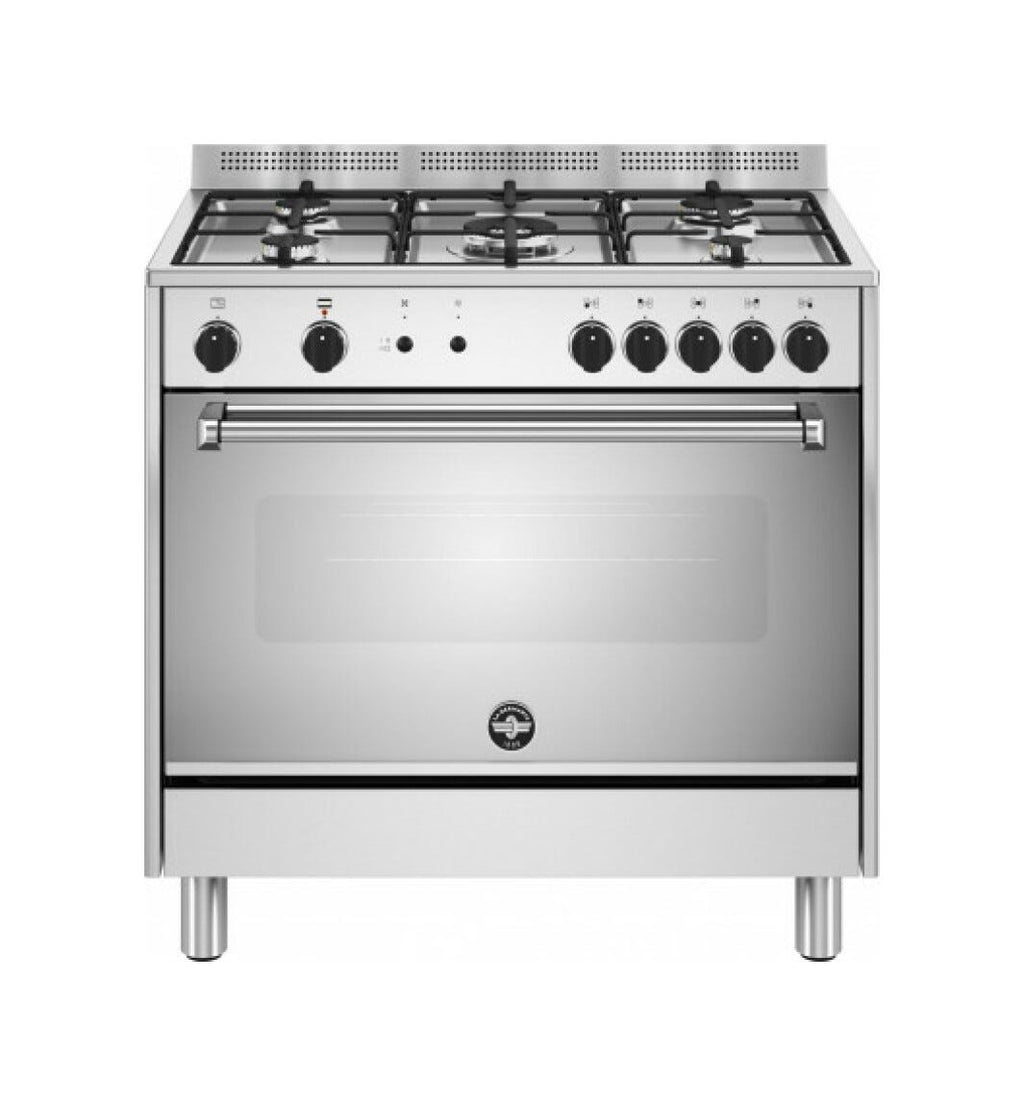 La Germania AMN965GXV Americana Cucina cm. 90 inox 5 fuochi a gas - forno singolo a gas