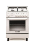 La Germania S64021W/19 Cucina cm. 60 bianco 4 fuochi a gas - forno singolo a gas