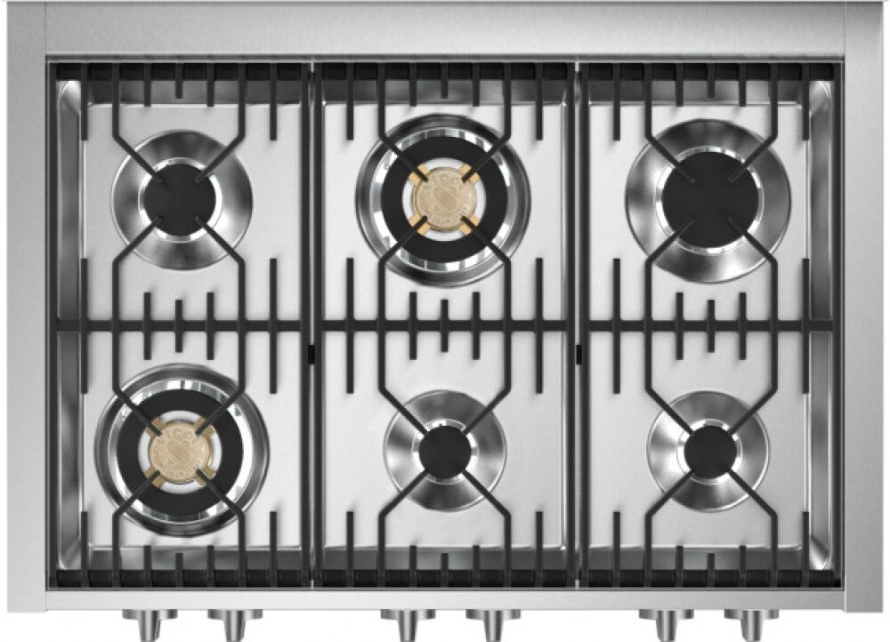Steel Genesi 100/3 GQ10SFF Genesi 100-3 Cucina da accosto 100 cm, triplo forno elettrico, acciaio inox AISI 304, 5 combinazioni piano cottura