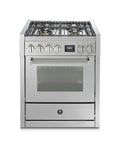 Steel Genesi 70 GQ7S Genesi 70 Cucina da accosto, 70 cm inox, forno Combi-Steam 70 L, 11 funzioni, 2 varianti piano cottura (gas e induzione)