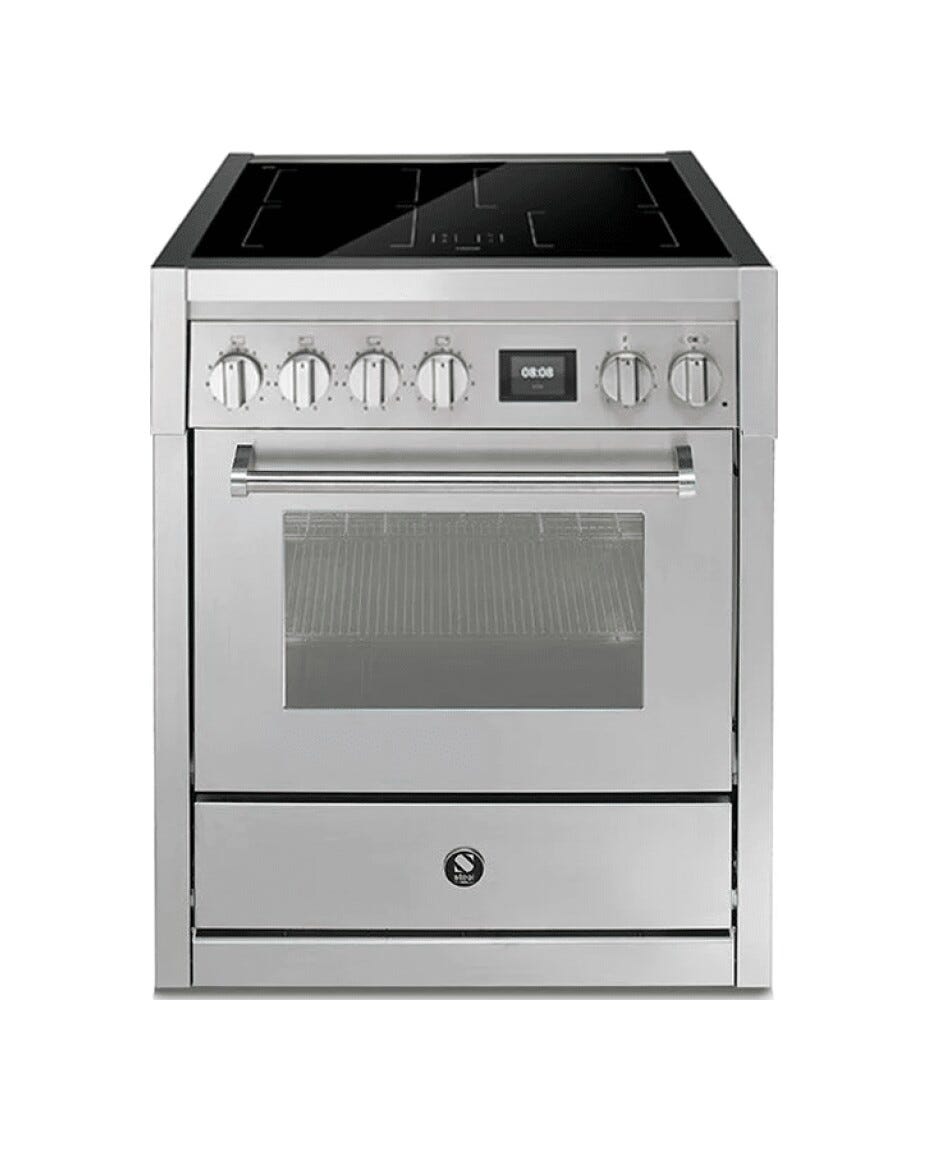 Steel Genesi 70 GQ7S Genesi 70 Cucina da accosto, 70 cm inox, forno Combi-Steam 70 L, 11 funzioni, 2 varianti piano cottura (gas e induzione)