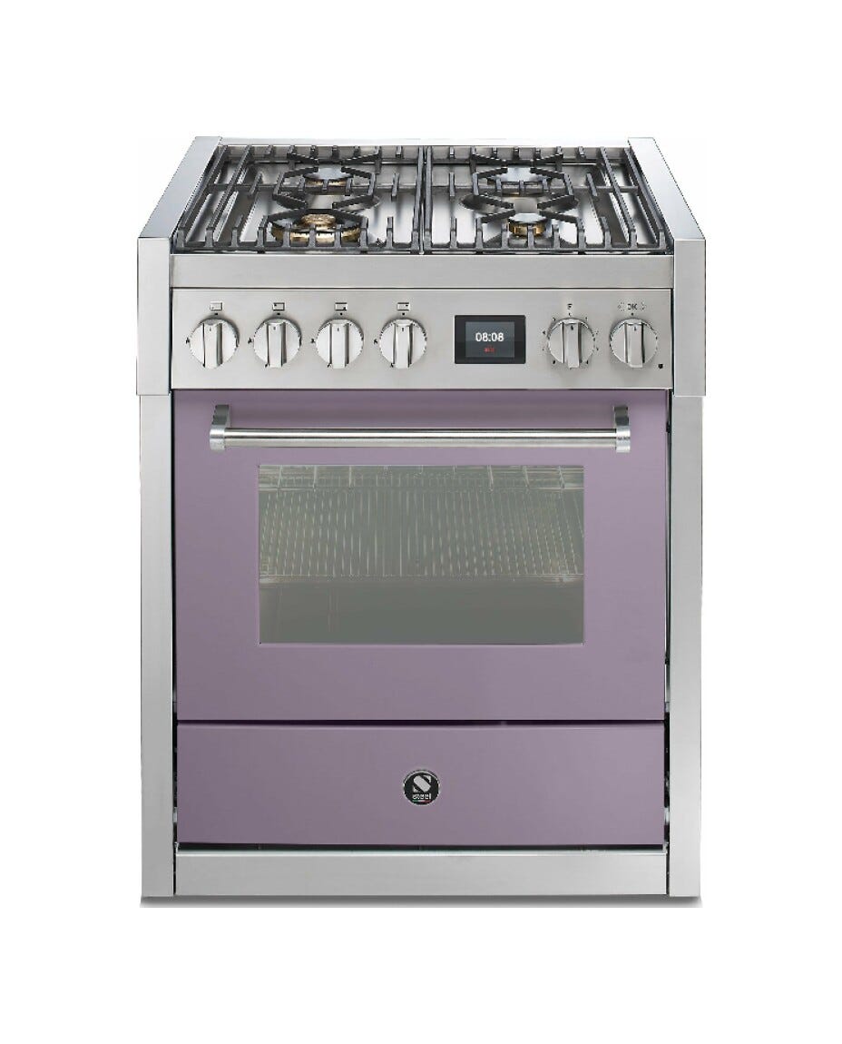 Steel Genesi 70 GQ7S Genesi 70 Cucina da accosto, 70 cm inox, forno Combi-Steam 70 L, 11 funzioni, 2 varianti piano cottura (gas e induzione)
