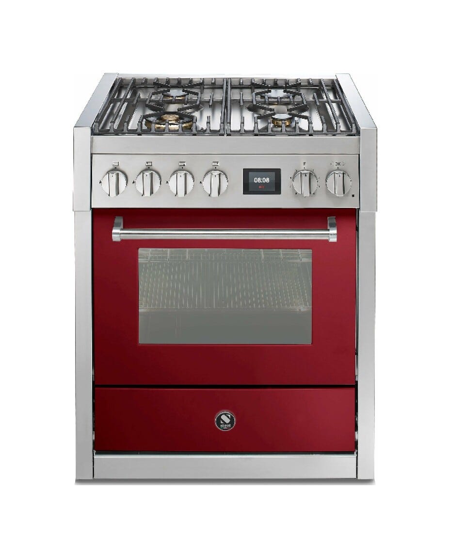 Steel Genesi 70 GQ7S Genesi 70 Cucina da accosto, 70 cm inox, forno Combi-Steam 70 L, 11 funzioni, 2 varianti piano cottura (gas e induzione)
