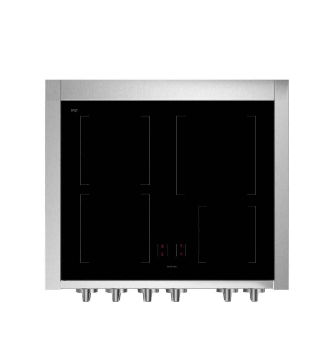 Steel Genesi 70/2 GQ7SF Genesi 70/2 Cucina da accosto, doppio forno Combi-Steam e forno pizza, piano a gas o induzione, 70 cm, acciaio inox