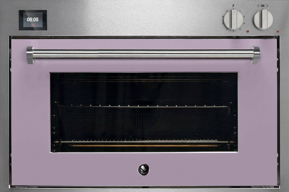 Steel Genesi 90x60 GQFE9-S Genesi Forno da incasso cm 90x60, Combi-steam, 91 lt, 15 funzioni, sistema INNVENT®