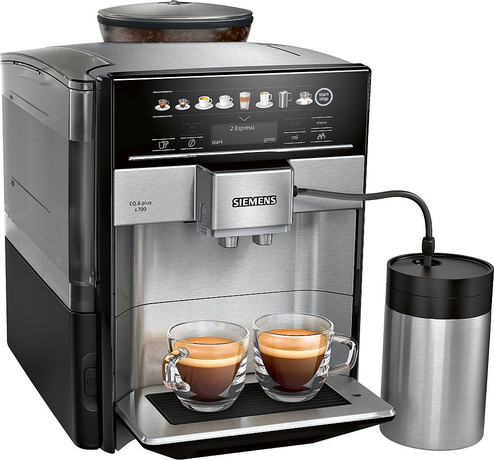 Siemens TE657M03DE EQ.6 plus s700 Macchina da caffè - inox