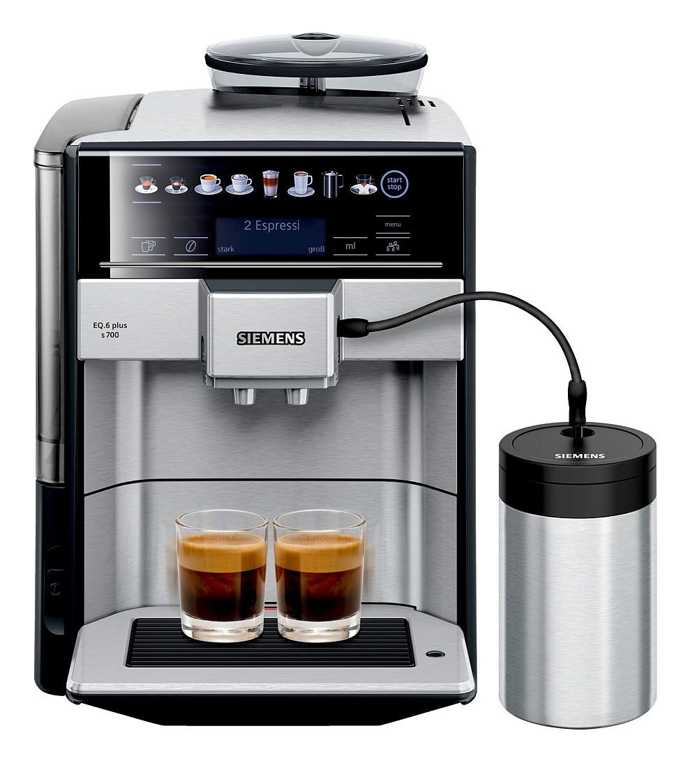 Siemens TE657M03DE EQ.6 plus s700 Macchina da caffè - inox