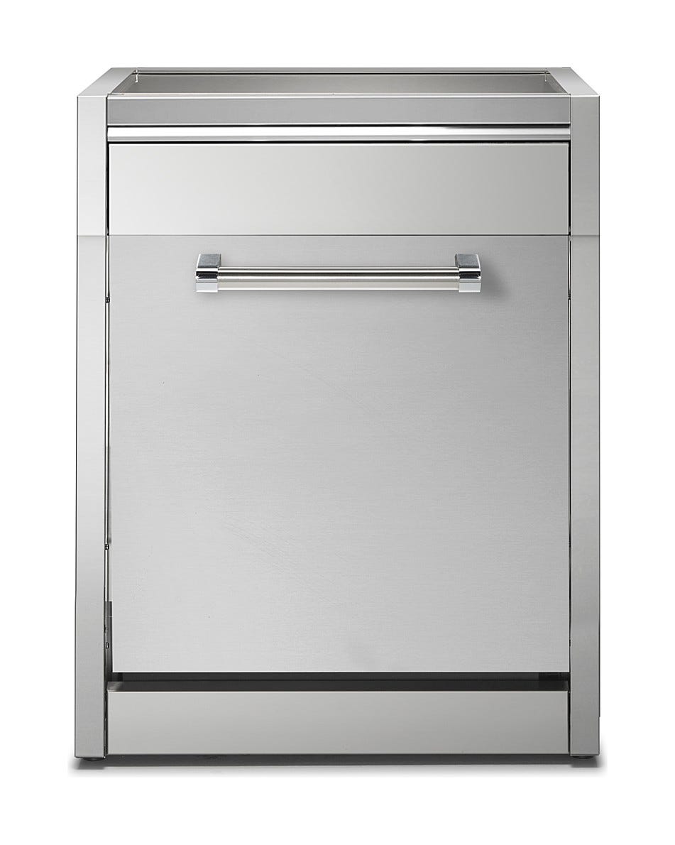Steel Genesi GQLS-7 Genesi Lavastoviglie 70 cm, 15 coperti, piano di lavoro integrato, acciaio inox