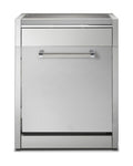 Steel Genesi GQLS-7 Genesi Lavastoviglie 70 cm, 15 coperti, piano di lavoro integrato, acciaio inox