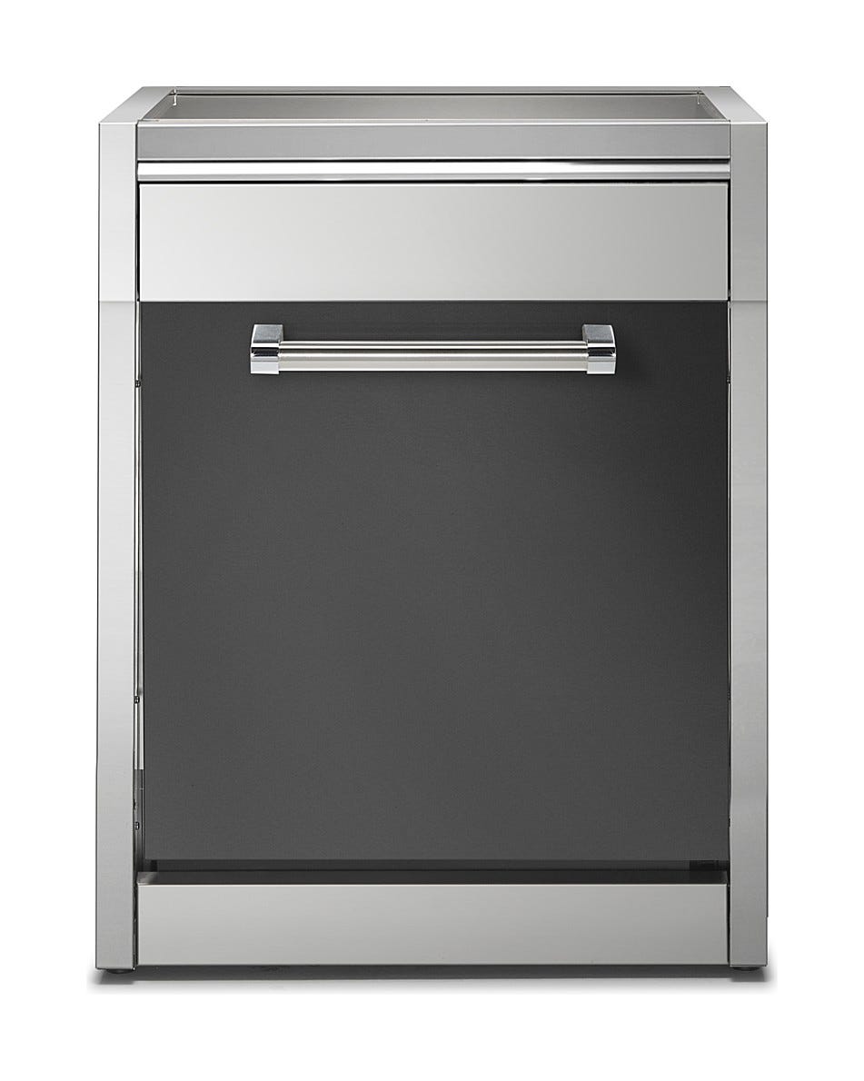 Steel Genesi GQLS-7 Genesi Lavastoviglie 70 cm, 15 coperti, piano di lavoro integrato, acciaio inox