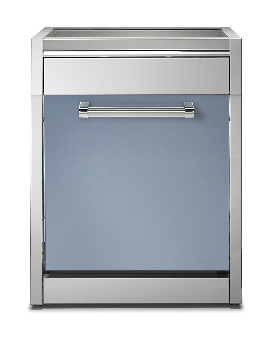 Steel Genesi GQLS-7 Genesi Lavastoviglie 70 cm, 15 coperti, piano di lavoro integrato, acciaio inox