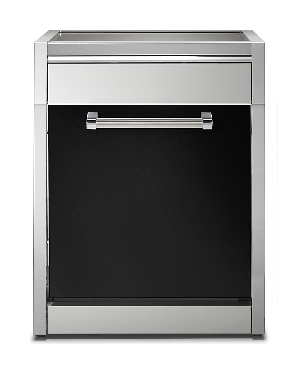 Steel Genesi GQLS-7 Genesi Lavastoviglie 70 cm, 15 coperti, piano di lavoro integrato, acciaio inox
