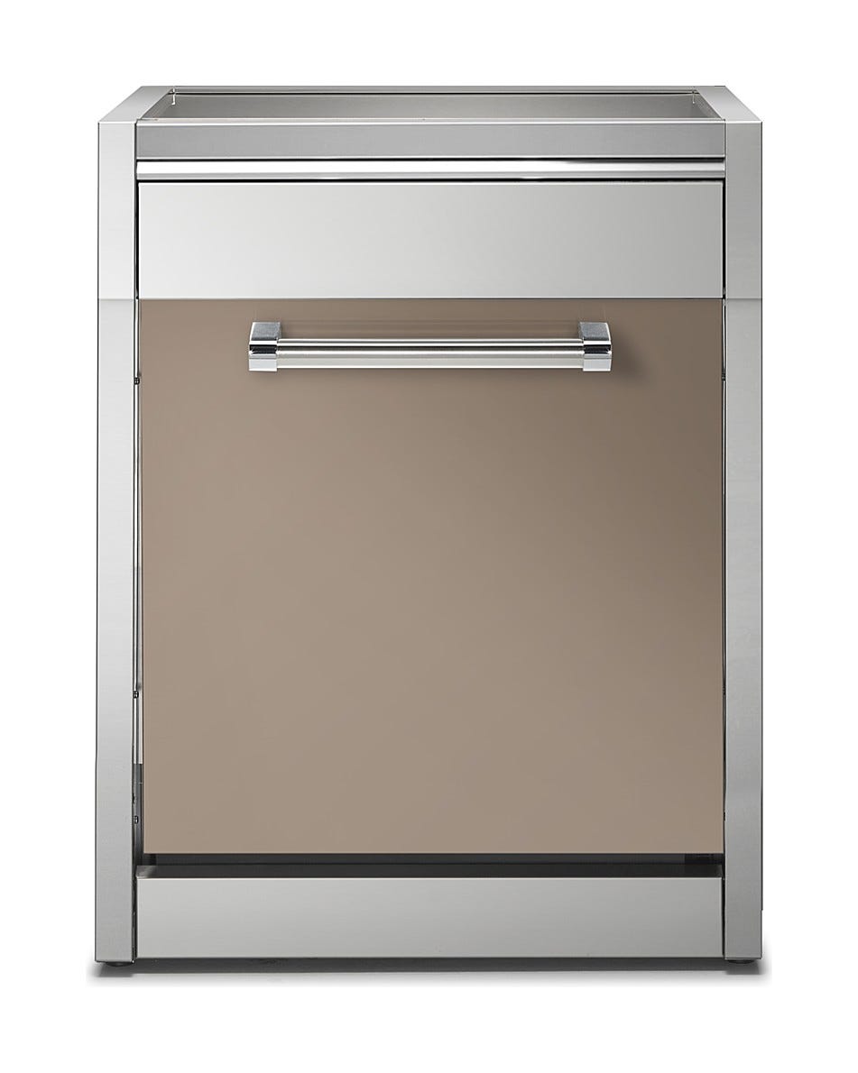 Steel Genesi GQLS-7 Genesi Lavastoviglie 70 cm, 15 coperti, piano di lavoro integrato, acciaio inox