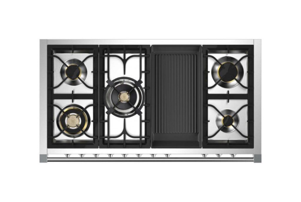 Steel Ascot 120 AQ12SF Ascot 120 Cucina da accosto 120 cm, doppio forno combi-steam, piano cottura a gas, acciaio inox