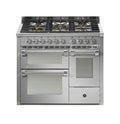 Steel Ascot 100/3 AQ10SFF Ascot 100-3 Cucina da accosto, 3 forni elettrici, piano cottura a gas o induzione, acciaio inox
