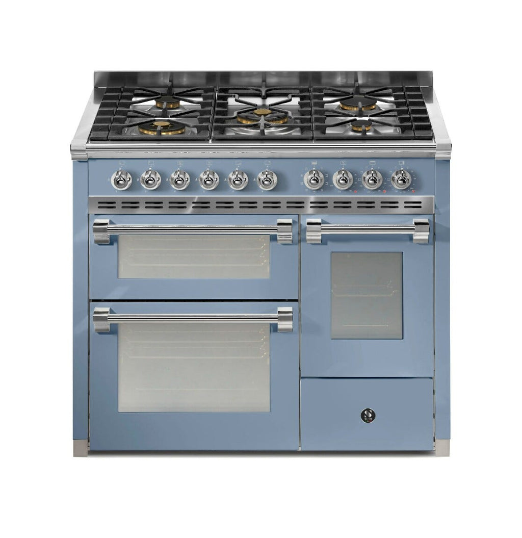 Steel Ascot 100/3 AQ10SFF Ascot 100-3 Cucina da accosto, 3 forni elettrici, piano cottura a gas o induzione, acciaio inox