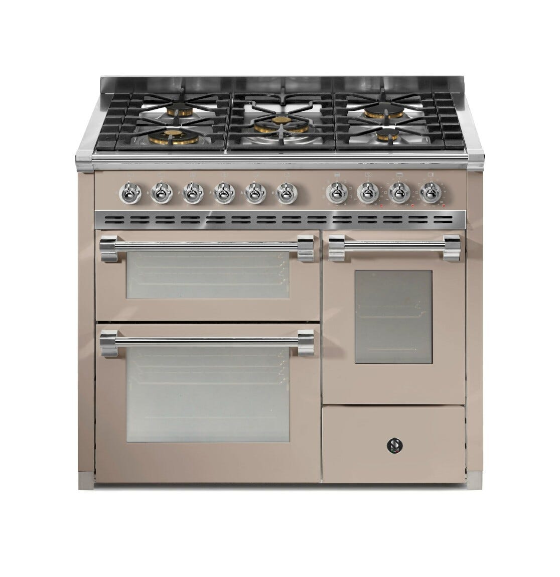 Steel Ascot 100/3 AQ10SFF Ascot 100-3 Cucina da accosto, 3 forni elettrici, piano cottura a gas o induzione, acciaio inox
