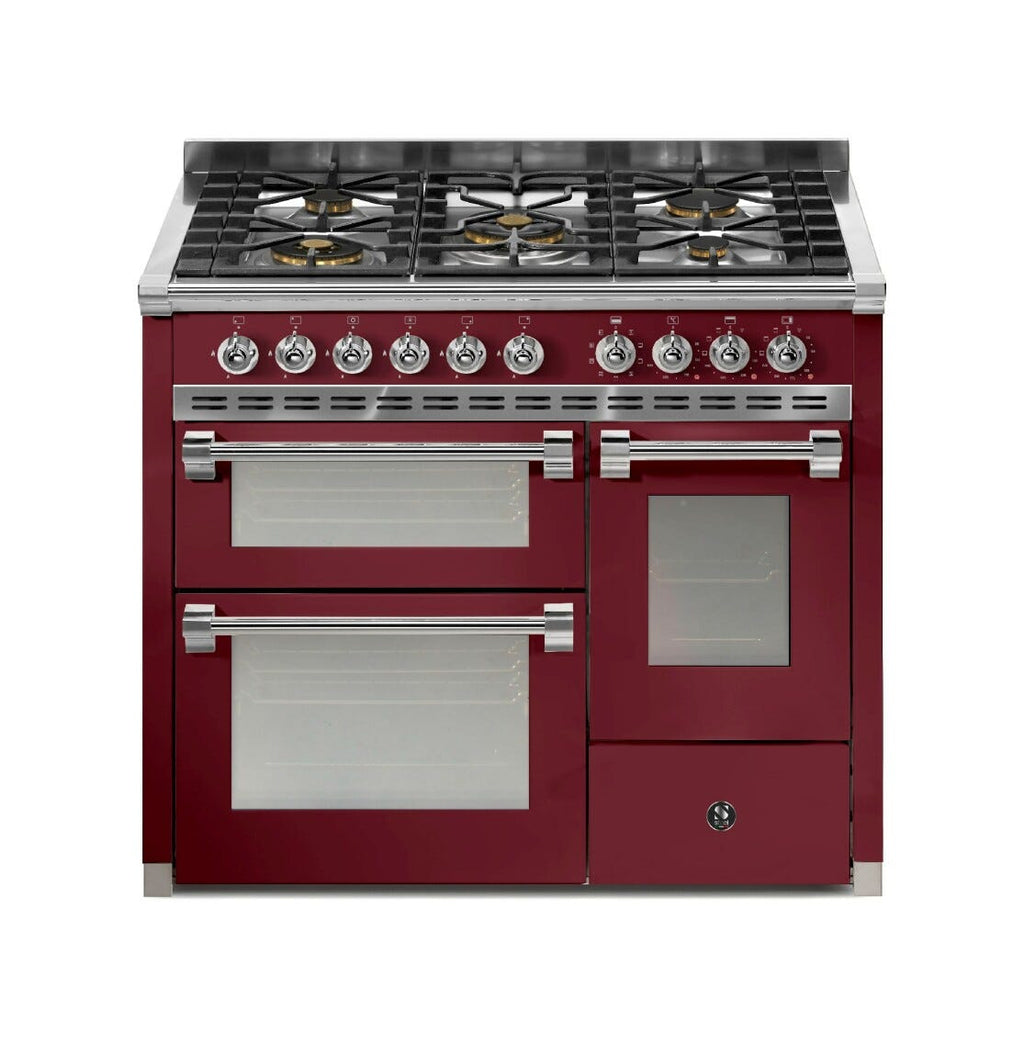 Steel Ascot 100/3 AQ10SFF Ascot 100-3 Cucina da accosto, 3 forni elettrici, piano cottura a gas o induzione, acciaio inox