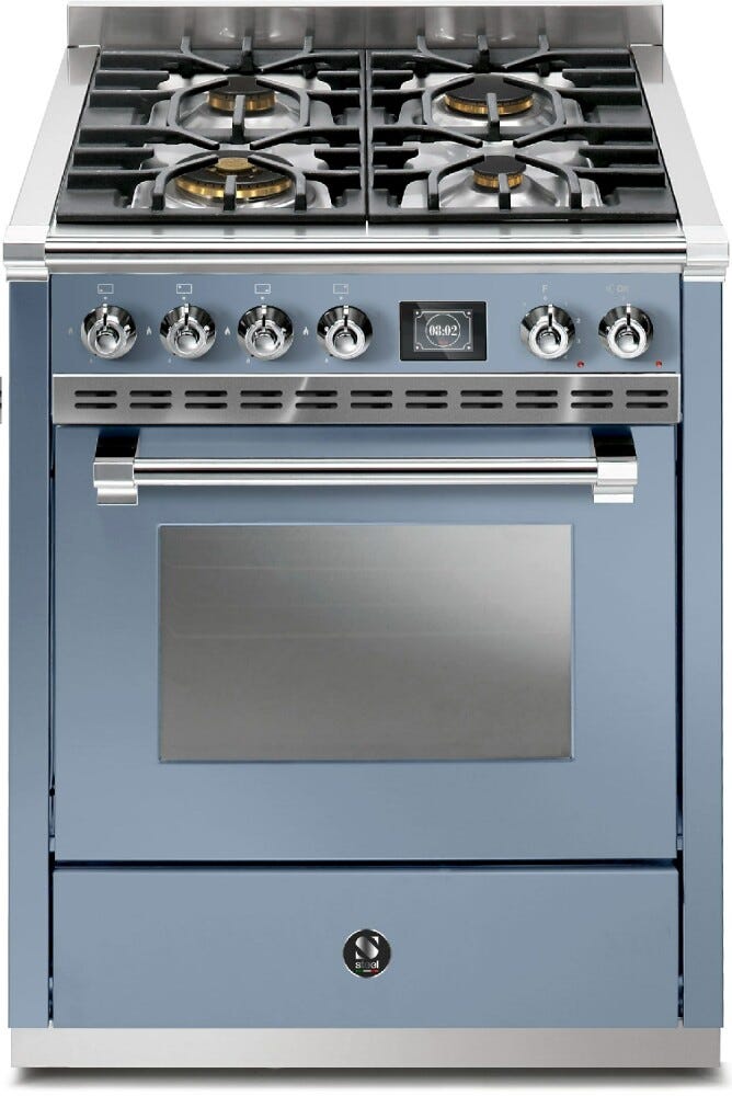Steel Ascot 90 AQ9S Ascot 90 Cucina da accosto 90 cm, forno Combi-Steam 91 lt, piano cottura a gas o induzione, acciaio inox