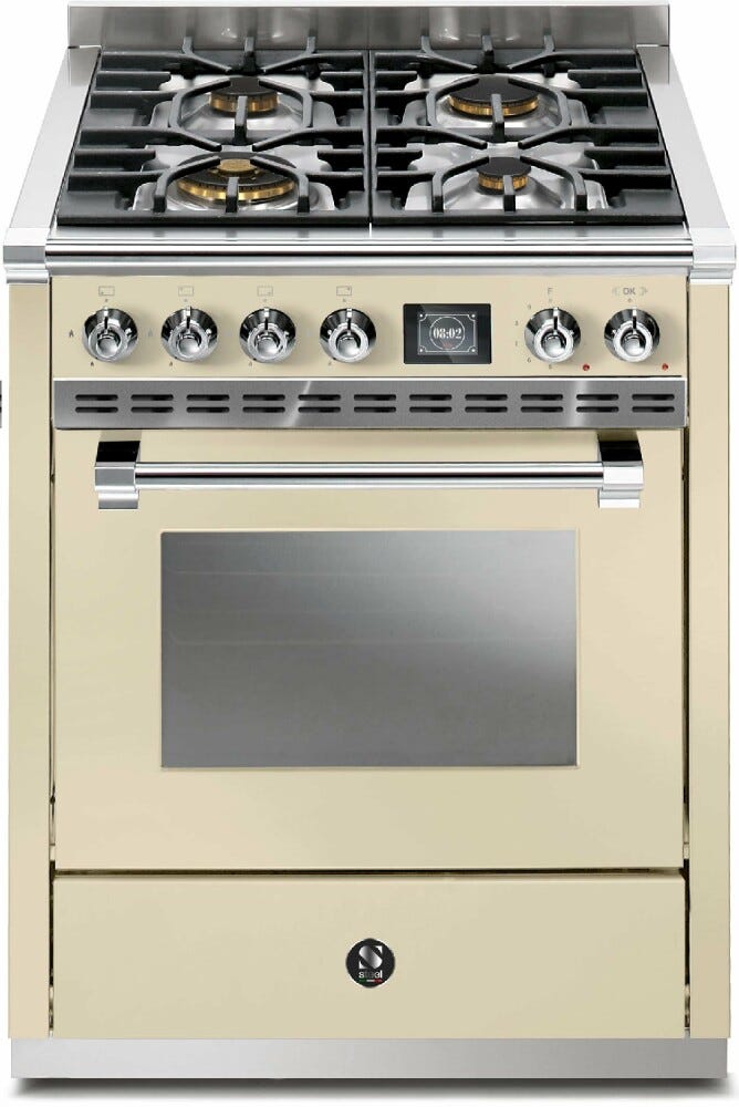 Steel Ascot 90 AQ9S Ascot 90 Cucina da accosto 90 cm, forno Combi-Steam 91 lt, piano cottura a gas o induzione, acciaio inox