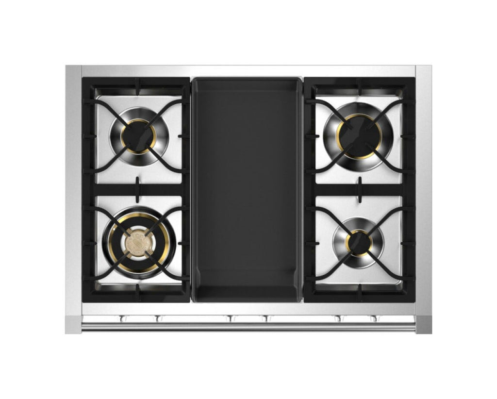 Steel Ascot 90 AQ9S Ascot 90 Cucina da accosto 90 cm, forno Combi-Steam 91 lt, piano cottura a gas o induzione, acciaio inox