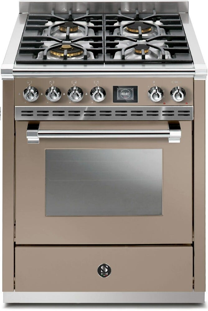 Steel Ascot 90 AQ9S Ascot 90 Cucina da accosto 90 cm, forno Combi-Steam 91 lt, piano cottura a gas o induzione, acciaio inox