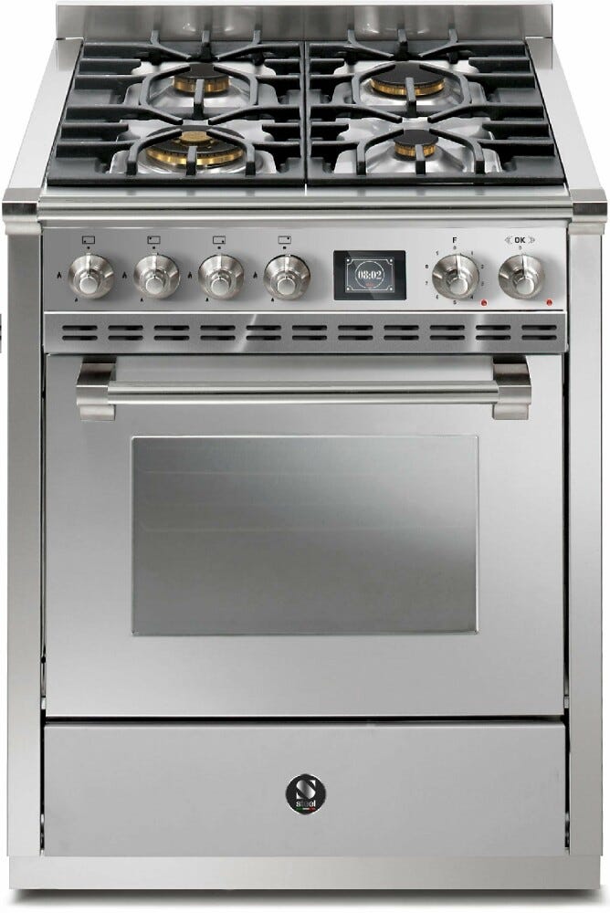 Steel Ascot 70 AQ7S Ascot 70 Cucina da accosto 70 cm, forno Combi-Steam 70 lt, piano cottura a gas o induzione, acciaio inox