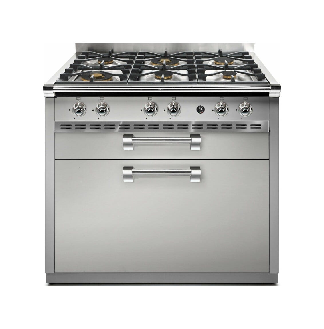 Steel Ascot 90 A9C Cook unit Cook unit piano cottura a gas o induzione, vano stoccaggio, acciaio inox