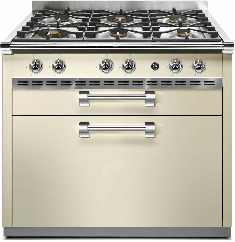 Steel Ascot 90 A9C Cook unit Cook unit piano cottura a gas o induzione, vano stoccaggio, acciaio inox