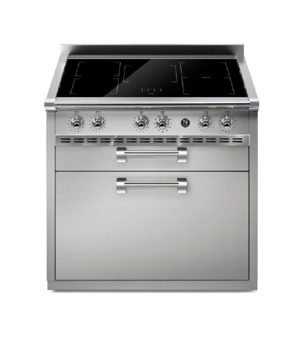 Steel Ascot 90 A9C Cook unit Cook unit piano cottura a gas o induzione, vano stoccaggio, acciaio inox