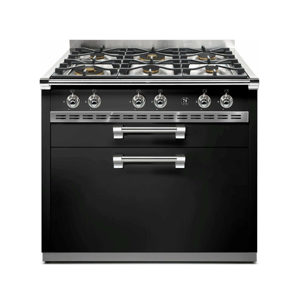 Steel Ascot 90 A9C Cook unit Cook unit piano cottura a gas o induzione, vano stoccaggio, acciaio inox