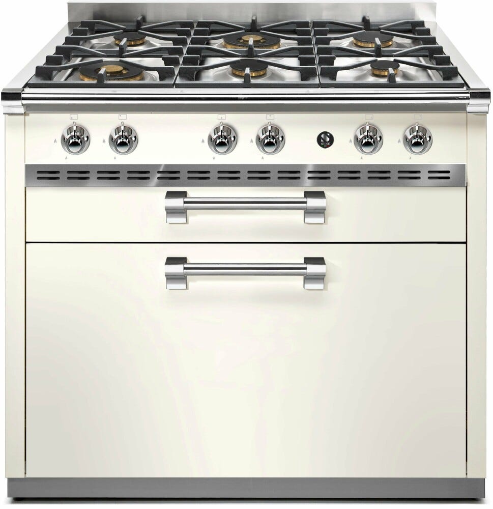 Steel Ascot 90 A9C Cook unit Cook unit piano cottura a gas o induzione, vano stoccaggio, acciaio inox
