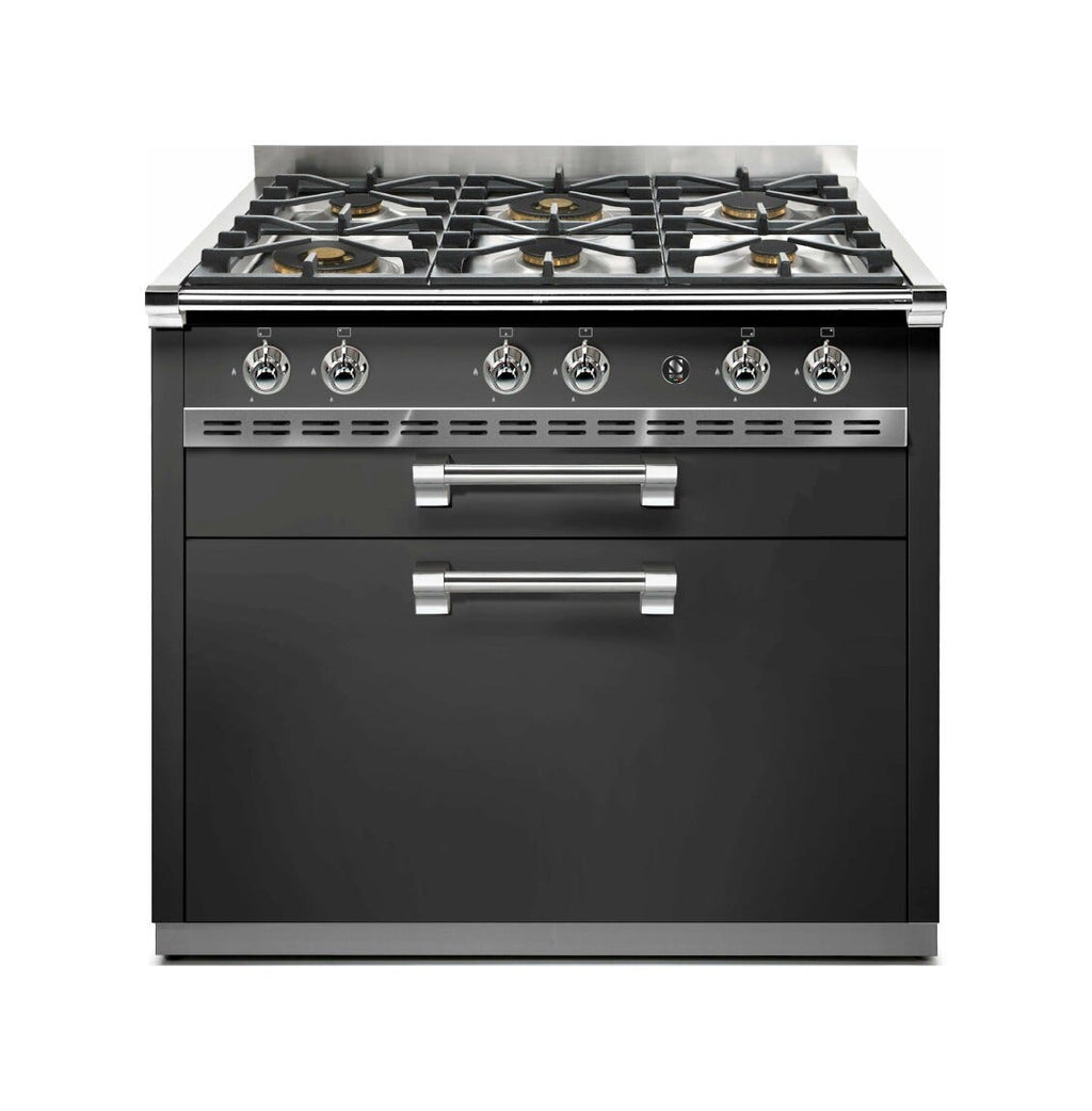 Steel Ascot 90 A9C Cook unit Cook unit piano cottura a gas o induzione, vano stoccaggio, acciaio inox