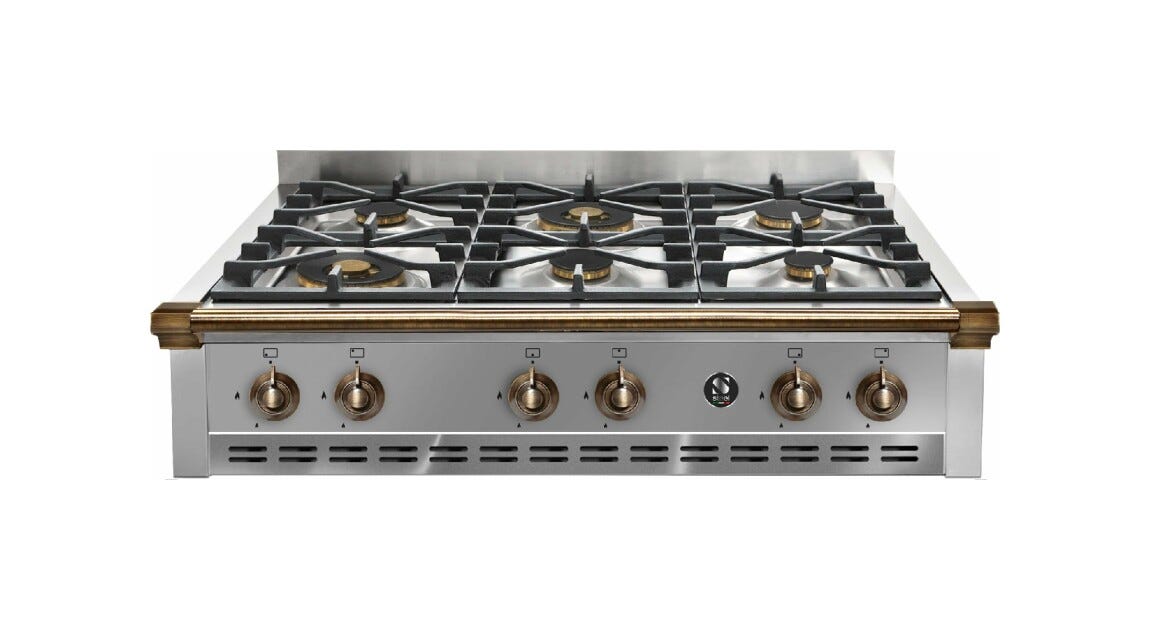 Steel A9 Ascot Cooktop Piano cottura ad appoggio cm. 90