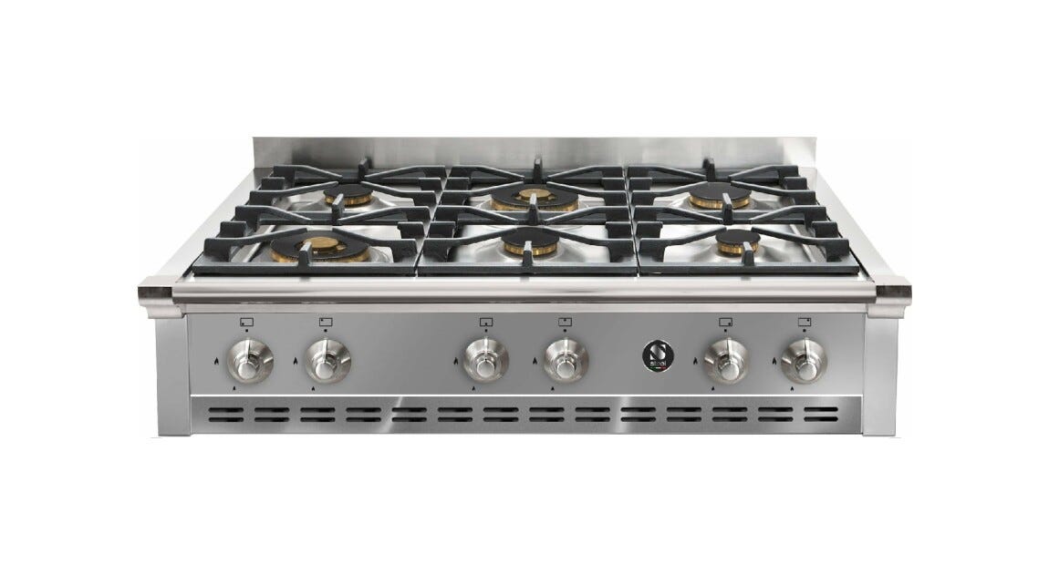 Steel A9 Ascot Cooktop Piano cottura ad appoggio cm. 90