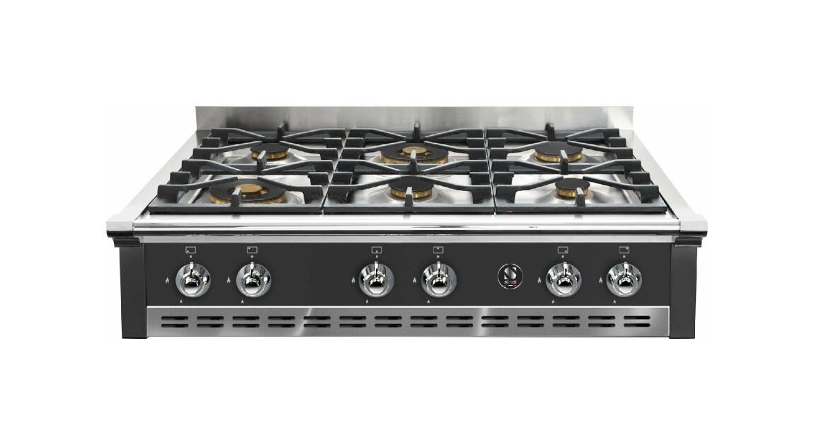 Steel A9 Ascot Cooktop Piano cottura ad appoggio cm. 90