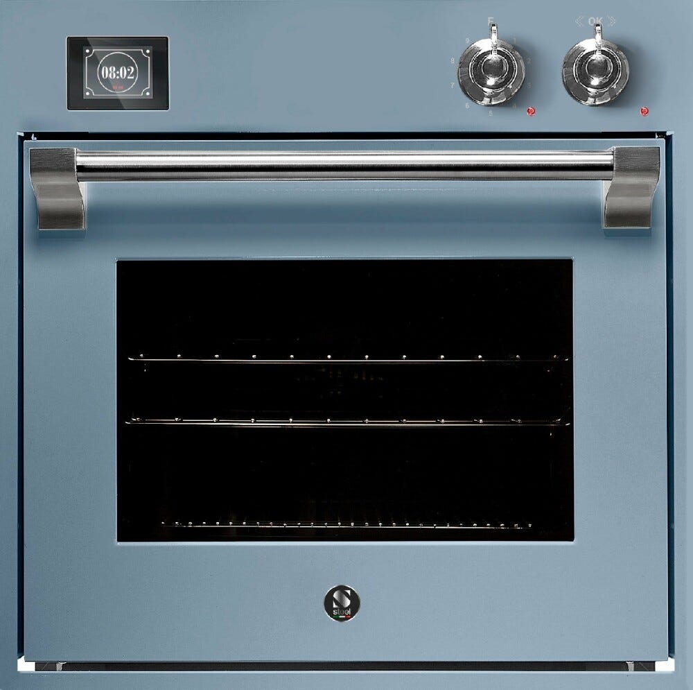 Steel Ascot AQFE6-S Ascot Forno da incasso combi-steam 60x60 cm, 11 funzioni, programmatore TFT, 70 lt