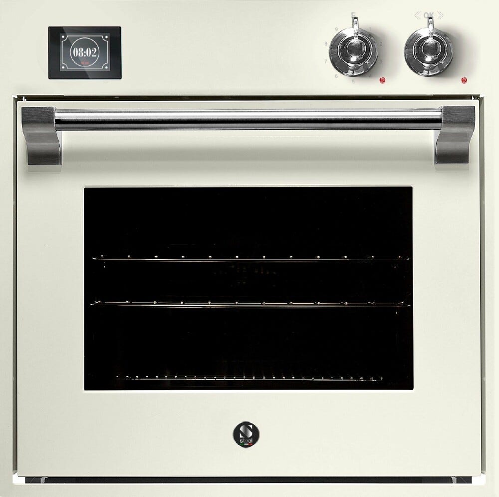 Steel Ascot AQFE6-S Ascot Forno da incasso combi-steam 60x60 cm, 11 funzioni, programmatore TFT, 70 lt