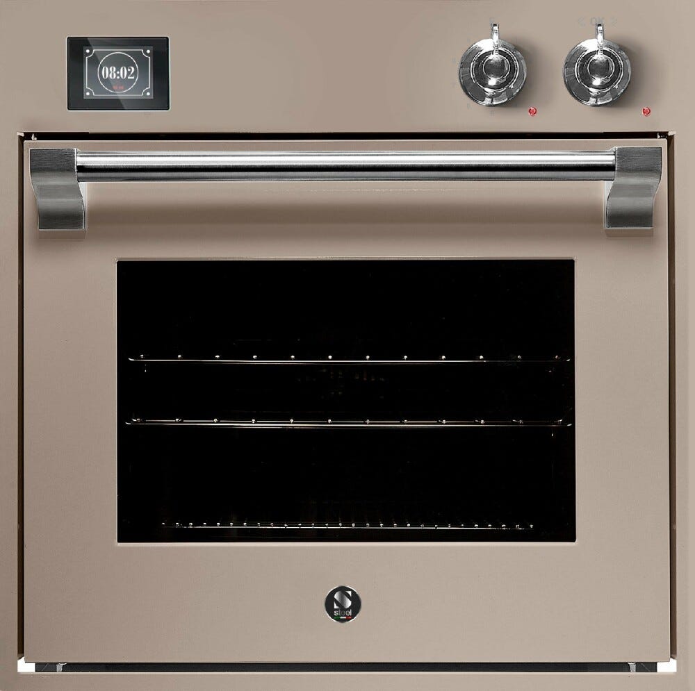 Steel Ascot AQFE6-S Ascot Forno da incasso combi-steam 60x60 cm, 11 funzioni, programmatore TFT, 70 lt
