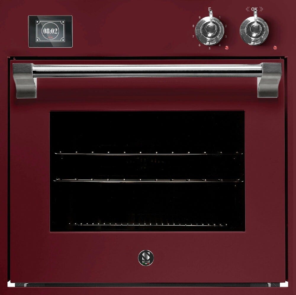 Steel Ascot AQFE6-S Ascot Forno da incasso combi-steam 60x60 cm, 11 funzioni, programmatore TFT, 70 lt