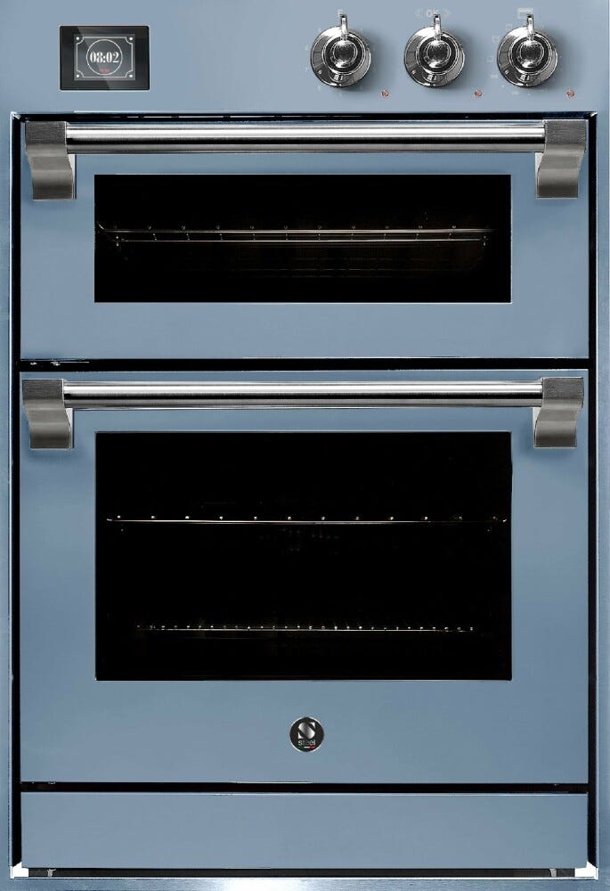 Steel Ascot 60x90 AQFFE6-S Ascot Doppio forno da incasso 60x90 cm, combi-steam 70 lt + forno pizza/grill 34 lt
