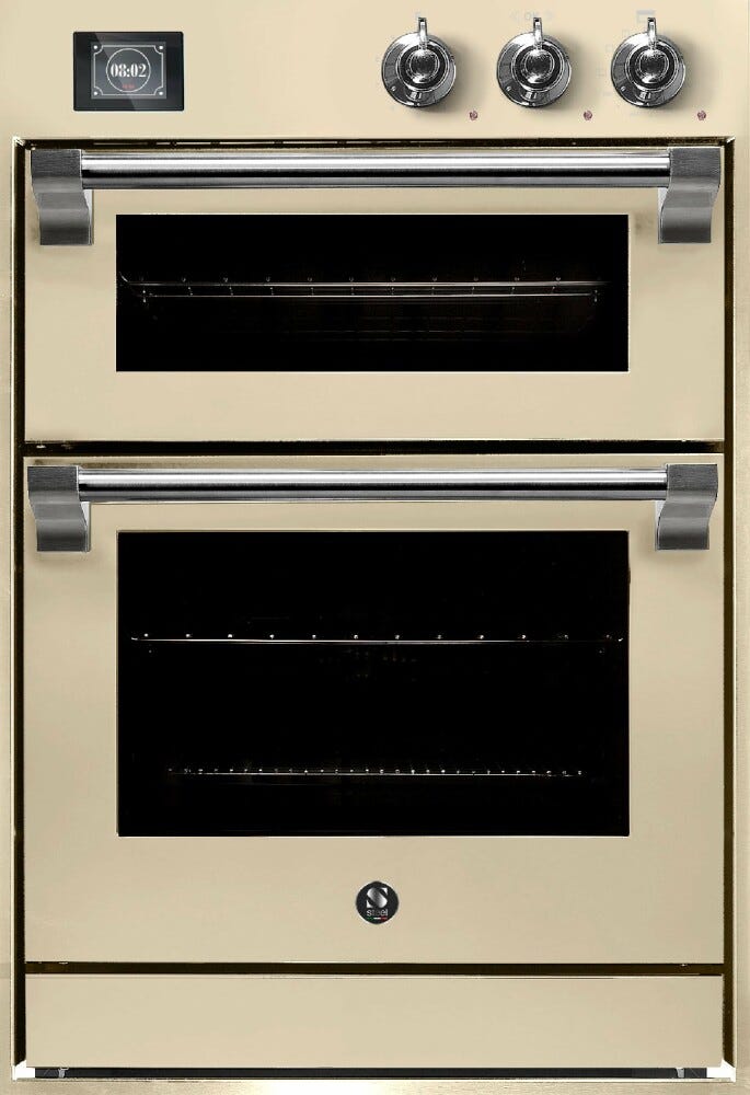 Steel Ascot 60x90 AQFFE6-S Ascot Doppio forno da incasso 60x90 cm, combi-steam 70 lt + forno pizza/grill 34 lt