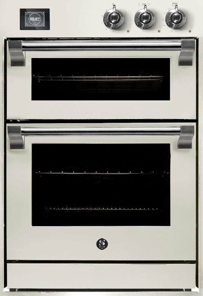 Steel Ascot 60x90 AQFFE6-S Ascot Doppio forno da incasso 60x90 cm, combi-steam 70 lt + forno pizza/grill 34 lt