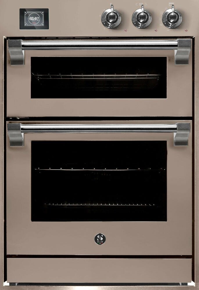 Steel Ascot 60x90 AQFFE6-S Ascot Doppio forno da incasso 60x90 cm, combi-steam 70 lt + forno pizza/grill 34 lt