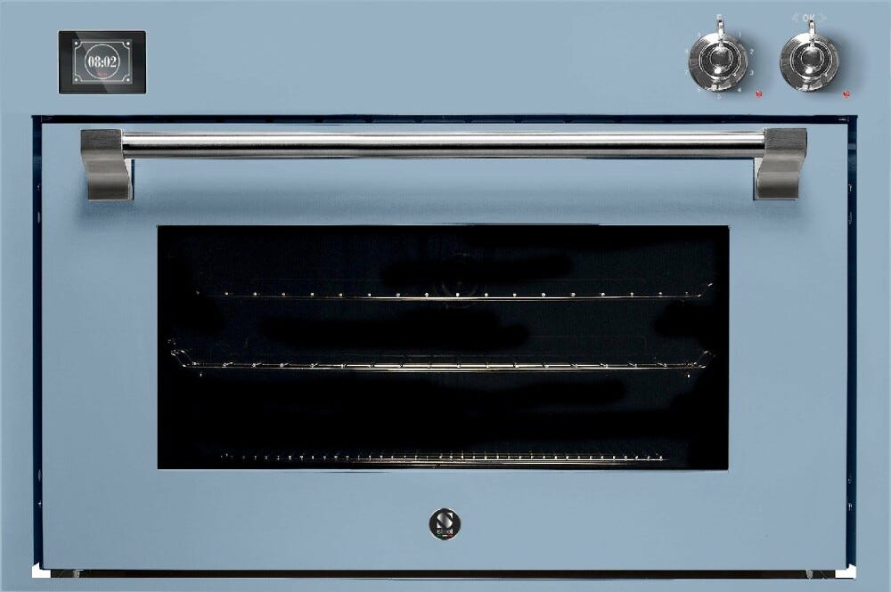 Steel Ascot 90X60 AQFE9-S Ascot Forno da incasso 90 cm, 91 litri, 15 funzioni combi-steam